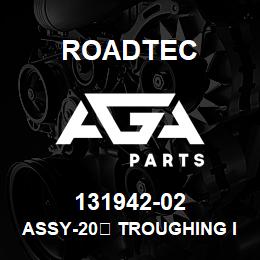 131942-02 Roadtec ASSY-20ﾰ TROUGHING IDLER-RX-60B | AGA Parts