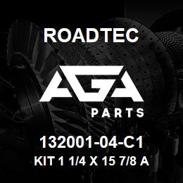 132001-04-C1 Roadtec KIT 1 1/4 X 15 7/8 AXLE W/NUT | AGA Parts