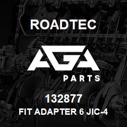 132877 Roadtec FIT ADAPTER 6 JIC-4 JIC REDUCER | AGA Parts