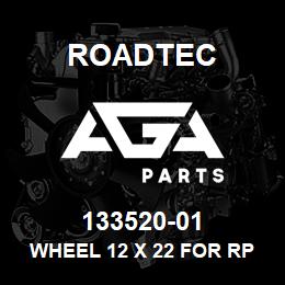 133520-01 Roadtec WHEEL 12 X 22 FOR RP-180-8 | AGA Parts