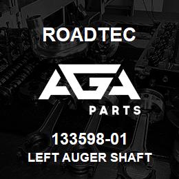 133598-01 Roadtec LEFT AUGER SHAFT | AGA Parts