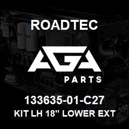 133635-01-C27 Roadtec KIT LH 18" LOWER EXT. SCREED PLATE | AGA Parts