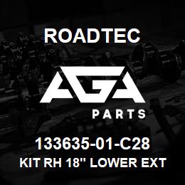 133635-01-C28 Roadtec KIT RH 18" LOWER EXT. SCREED PLATE | AGA Parts