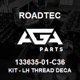 133635-01-C36 Roadtec KIT - LH THREAD DECAL | AGA Parts