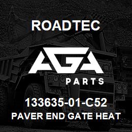 133635-01-C52 Roadtec PAVER END GATE HEAT ELEMENTS | AGA Parts