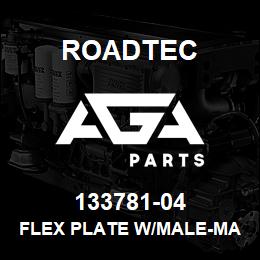 133781-04 Roadtec FLEX PLATE W/MALE-MALE SPLINE ADPTR | AGA Parts