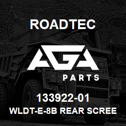 133922-01 Roadtec WLDT-E-8B REAR SCREED BOTTOM PLATE | AGA Parts