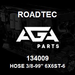 134009 Roadtec HOSE 3/8-99" 6X6ST-6X6ST | AGA Parts