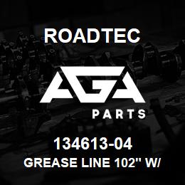 134613-04 Roadtec GREASE LINE 102" W/ 4 JIC SW. | AGA Parts