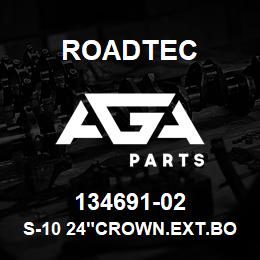 134691-02 Roadtec S-10 24"CROWN.EXT.BOT.PLATE WLDT. | AGA Parts