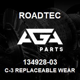 134928-03 Roadtec C-3 REPLACEABLE WEAR BAR (SB-2500B) | AGA Parts