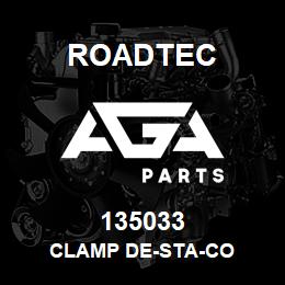 135033 Roadtec CLAMP DE-STA-CO | AGA Parts