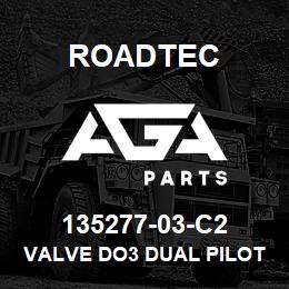 135277-03-C2 Roadtec VALVE DO3 DUAL PILOT CHECK | AGA Parts