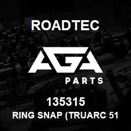 135315 Roadtec RING SNAP (TRUARC 5100-255) | AGA Parts