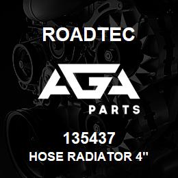 135437 Roadtec HOSE RADIATOR 4" | AGA Parts