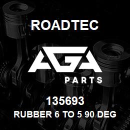 135693 Roadtec RUBBER 6 TO 5 90 DEG.ELBOW | AGA Parts