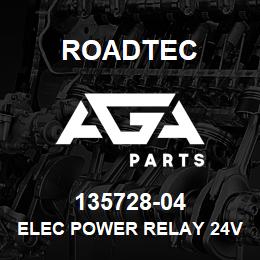 135728-04 Roadtec ELEC POWER RELAY 24VDC 65 AMP | AGA Parts