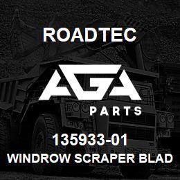 135933-01 Roadtec WINDROW SCRAPER BLADE SUPPORT WLDT | AGA Parts