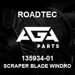 135934-01 Roadtec SCRAPER BLADE WINDROW | AGA Parts