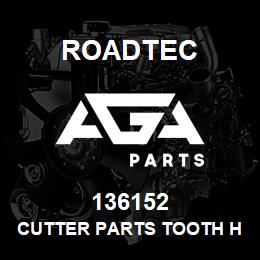 136152 Roadtec CUTTER PARTS TOOTH HOLDER W/HDW | AGA Parts