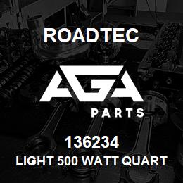 136234 Roadtec LIGHT 500 WATT QUARTZ LAMP | AGA Parts