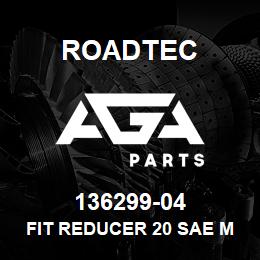 136299-04 Roadtec FIT REDUCER 20 SAE MALE-6 SAE FEM | AGA Parts