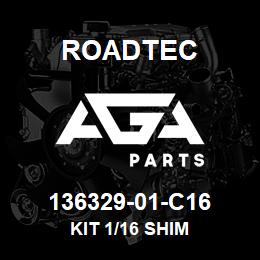 136329-01-C16 Roadtec KIT 1/16 SHIM | AGA Parts