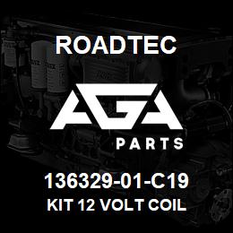 136329-01-C19 Roadtec KIT 12 VOLT COIL | AGA Parts