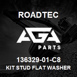 136329-01-C8 Roadtec KIT STUD FLAT WASHER | AGA Parts