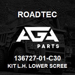 136727-01-C30 Roadtec KIT L.H. LOWER SCREED EXTENSION | AGA Parts