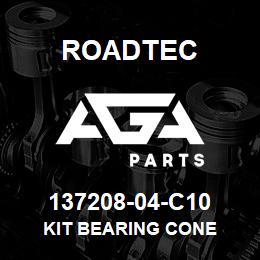 137208-04-C10 Roadtec KIT BEARING CONE | AGA Parts