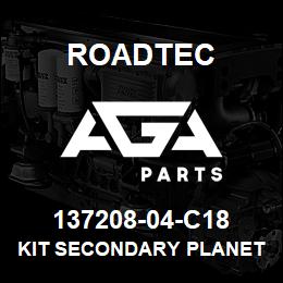 137208-04-C18 Roadtec KIT SECONDARY PLANET BEARING | AGA Parts