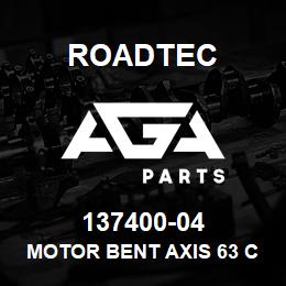 137400-04 Roadtec MOTOR BENT AXIS 63 CC/REV | AGA Parts