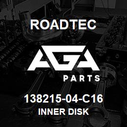 138215-04-C16 Roadtec INNER DISK | AGA Parts