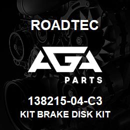 138215-04-C3 Roadtec KIT BRAKE DISK KIT | AGA Parts