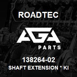 138264-02 Roadtec SHAFT EXTENSION * KICKER | AGA Parts