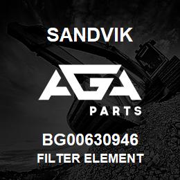 BG00630946 Sandvik FILTER ELEMENT | AGA Parts