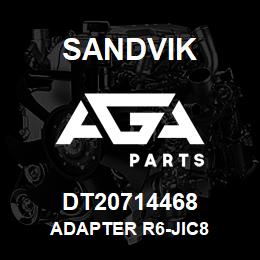 DT20714468 Sandvik ADAPTER R6-JIC8 | AGA Parts