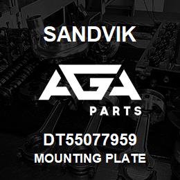 DT55077959 Sandvik MOUNTING PLATE | AGA Parts