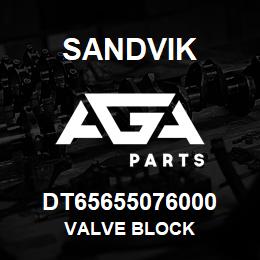 DT65655076000 Sandvik VALVE BLOCK | AGA Parts