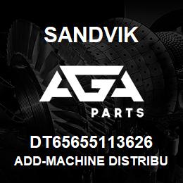 DT65655113626 Sandvik ADD-MACHINE DISTRIBUTOR F DATALOGGIN | AGA Parts