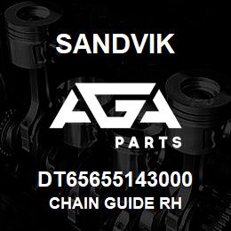 DT65655143000 Sandvik CHAIN GUIDE RH | AGA Parts