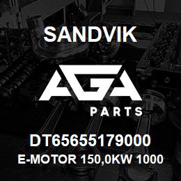DT65655179000 Sandvik E-MOTOR 150,0KW 1000V 50HZ 4P | AGA Parts