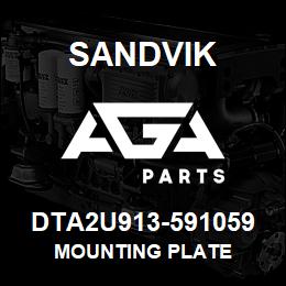 DTA2U913-591059 Sandvik MOUNTING PLATE | AGA Parts