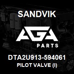 DTA2U913-594061 Sandvik PILOT VALVE (I) | AGA Parts