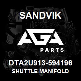 DTA2U913-594196 Sandvik SHUTTLE MANIFOLD | AGA Parts