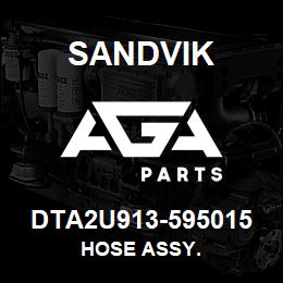 DTA2U913-595015 Sandvik HOSE ASSY. | AGA Parts