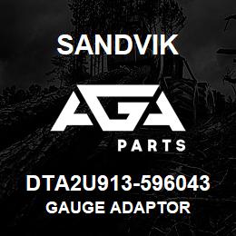 DTA2U913-596043 Sandvik GAUGE ADAPTOR | AGA Parts