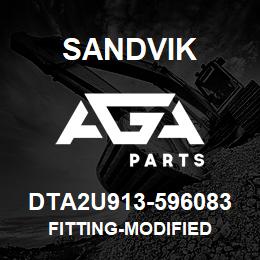 DTA2U913-596083 Sandvik FITTING-MODIFIED | AGA Parts