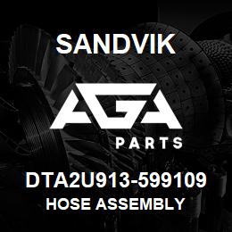 DTA2U913-599109 Sandvik HOSE ASSEMBLY | AGA Parts